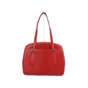 Louis Vuitton Voltaire Shoulder Red Leather Epi Bag